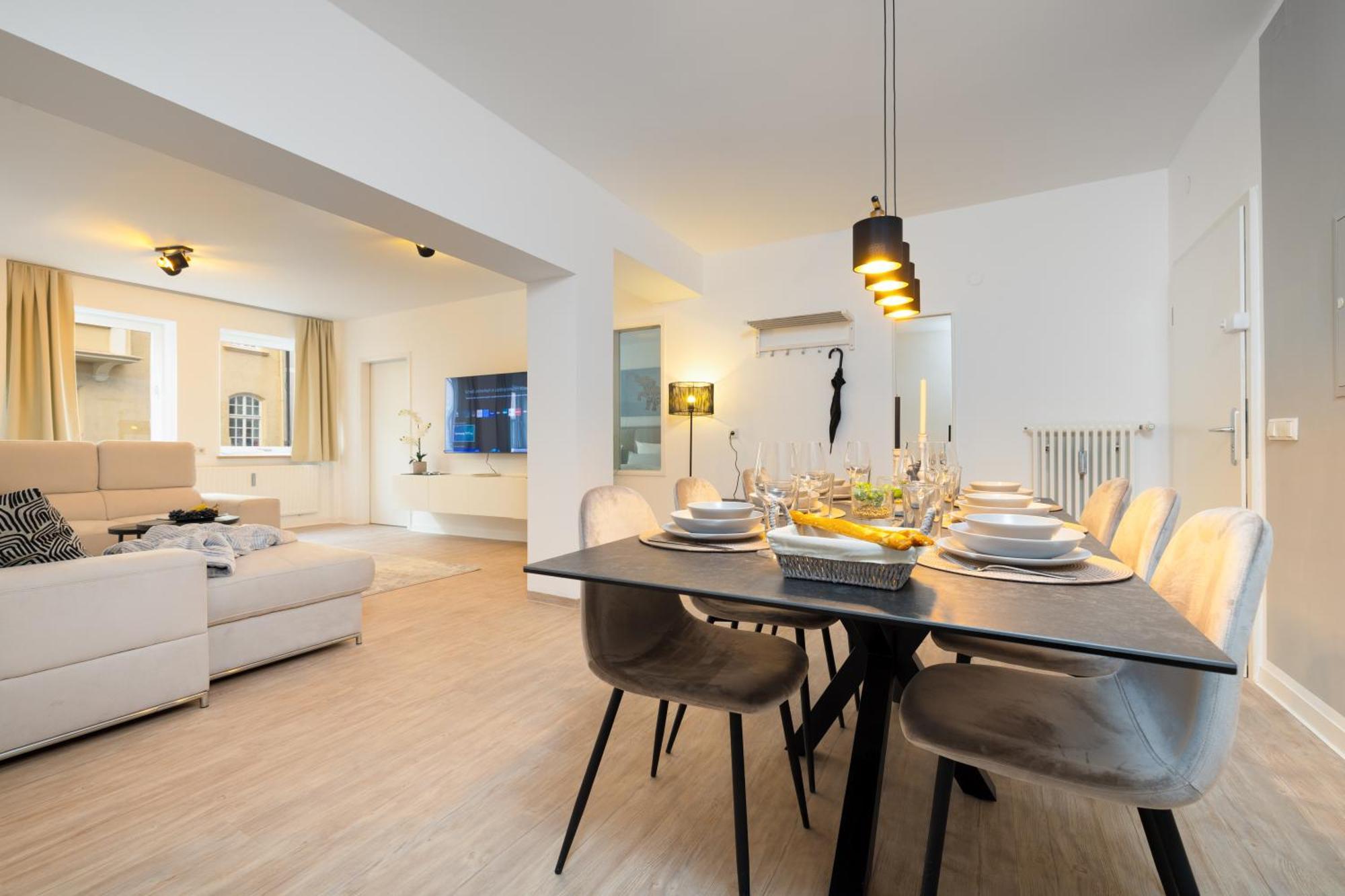 Primero City-loftdomizil Innenstadt 84qm Netflix Apartment Augsburg